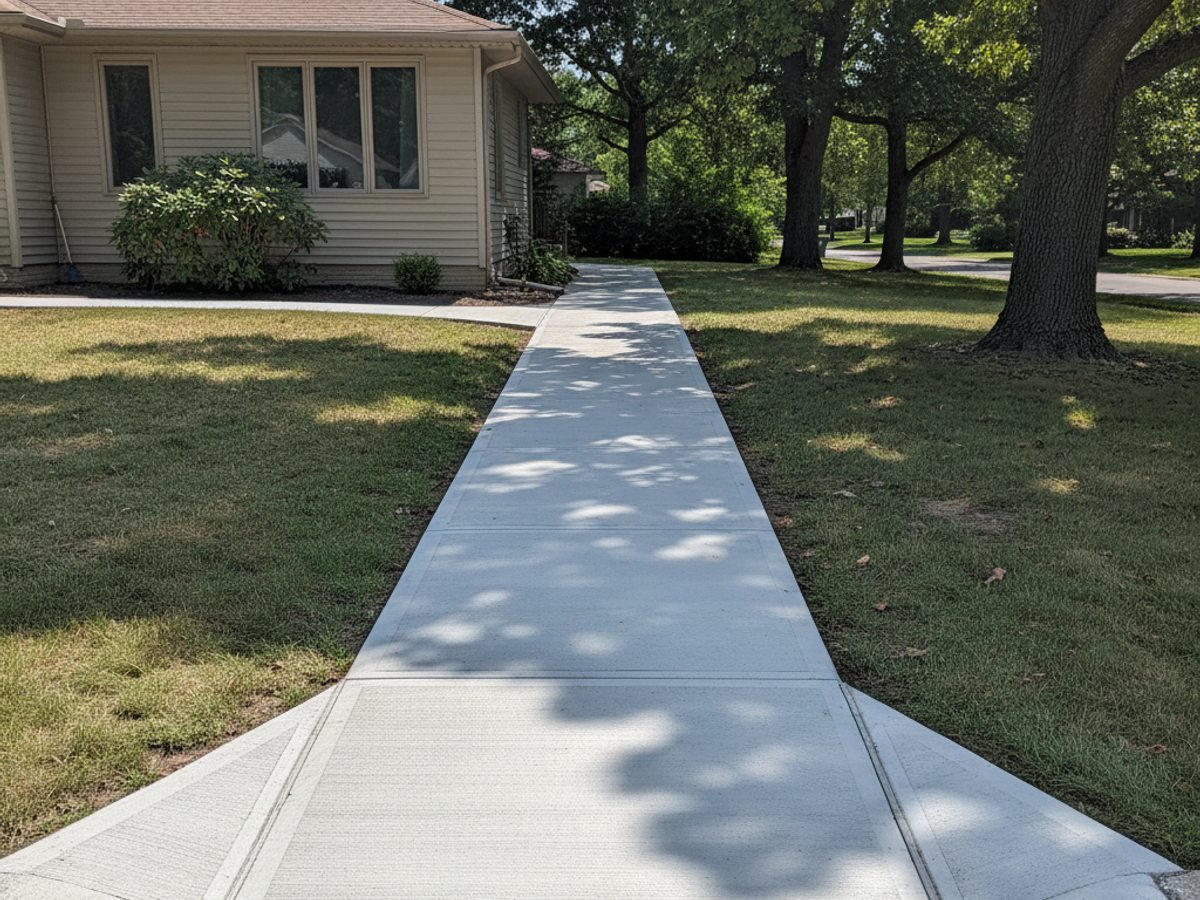 Concrete Sidewalks & Walkways completed by Pacific Concrete Co in Lebanon, PA